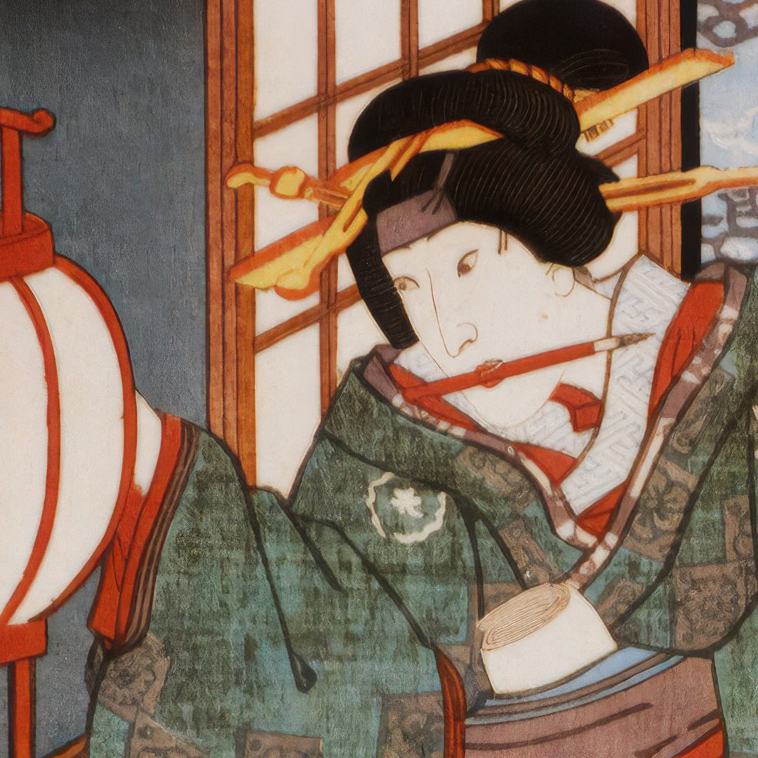 5th image: Japanese Ukiyo-e Art Poster Ukiyo-e Giclée - Utagawa Kunisada , ― | 50600-001