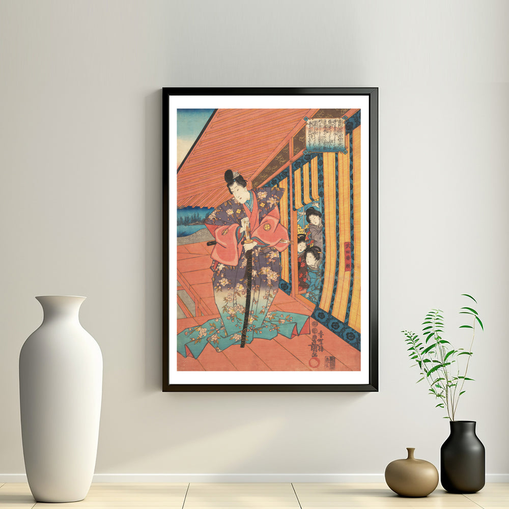 2nd image: Japanese Ukiyo-e Art Poster Ukiyo-e Giclée - Utagawa Kunisada , ― | 50601-001