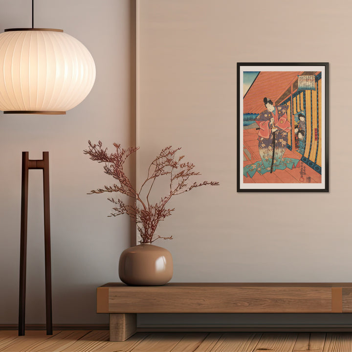 4th image: Japanese Ukiyo-e Art Poster Ukiyo-e Giclée - Utagawa Kunisada , ― | 50601-001