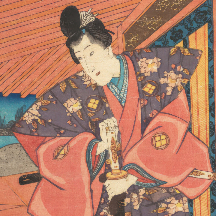 5th image: Japanese Ukiyo-e Art Poster Ukiyo-e Giclée - Utagawa Kunisada , ― | 50601-001