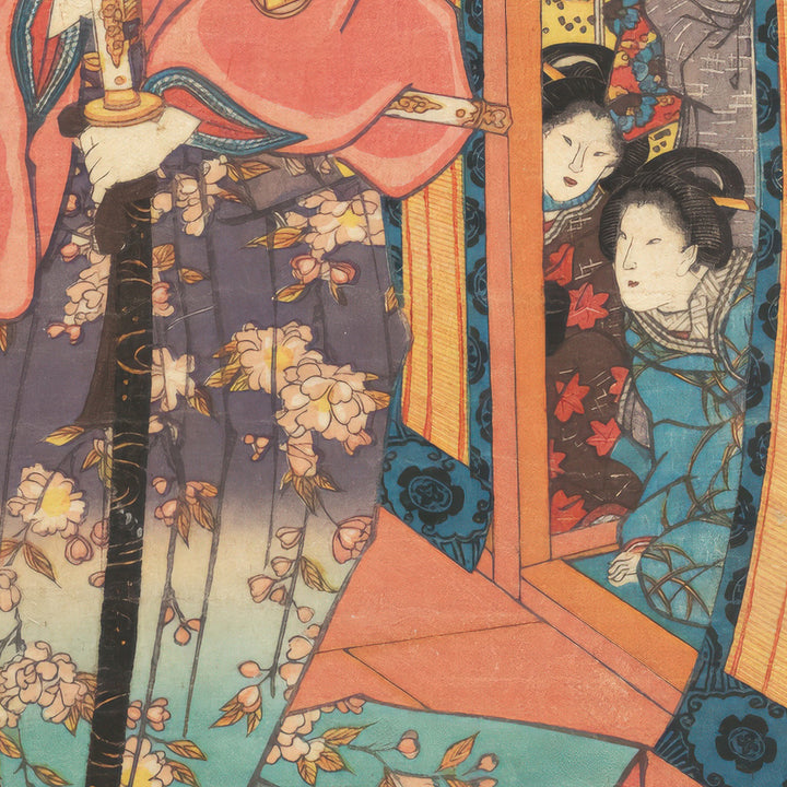 6th image: Japanese Ukiyo-e Art Poster Ukiyo-e Giclée - Utagawa Kunisada , ― | 50601-001