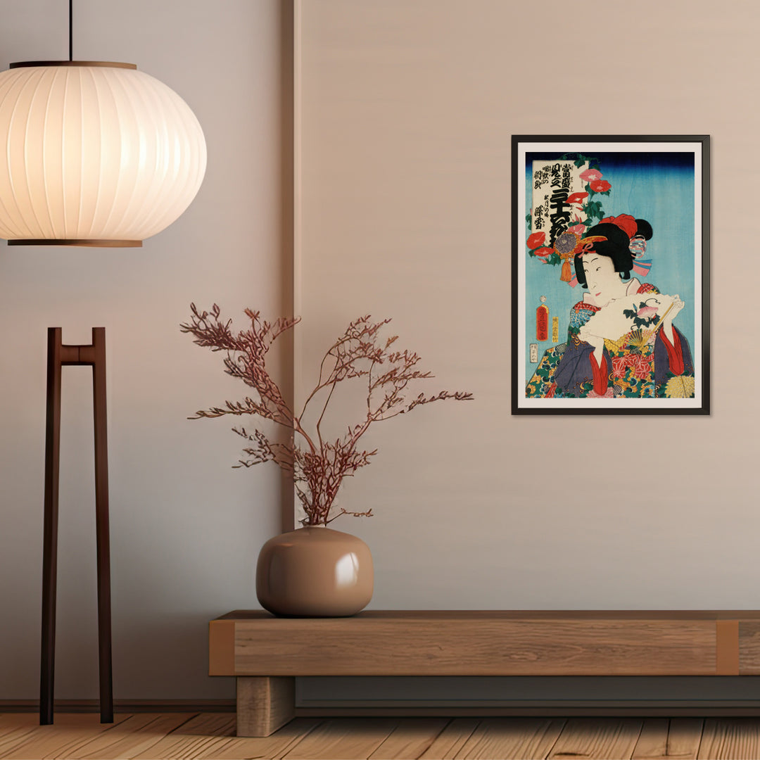 4th image: Japanese Ukiyo-e Art Poster Ukiyo-e Giclée - Utagawa Kunisada , ― | 50605-001
