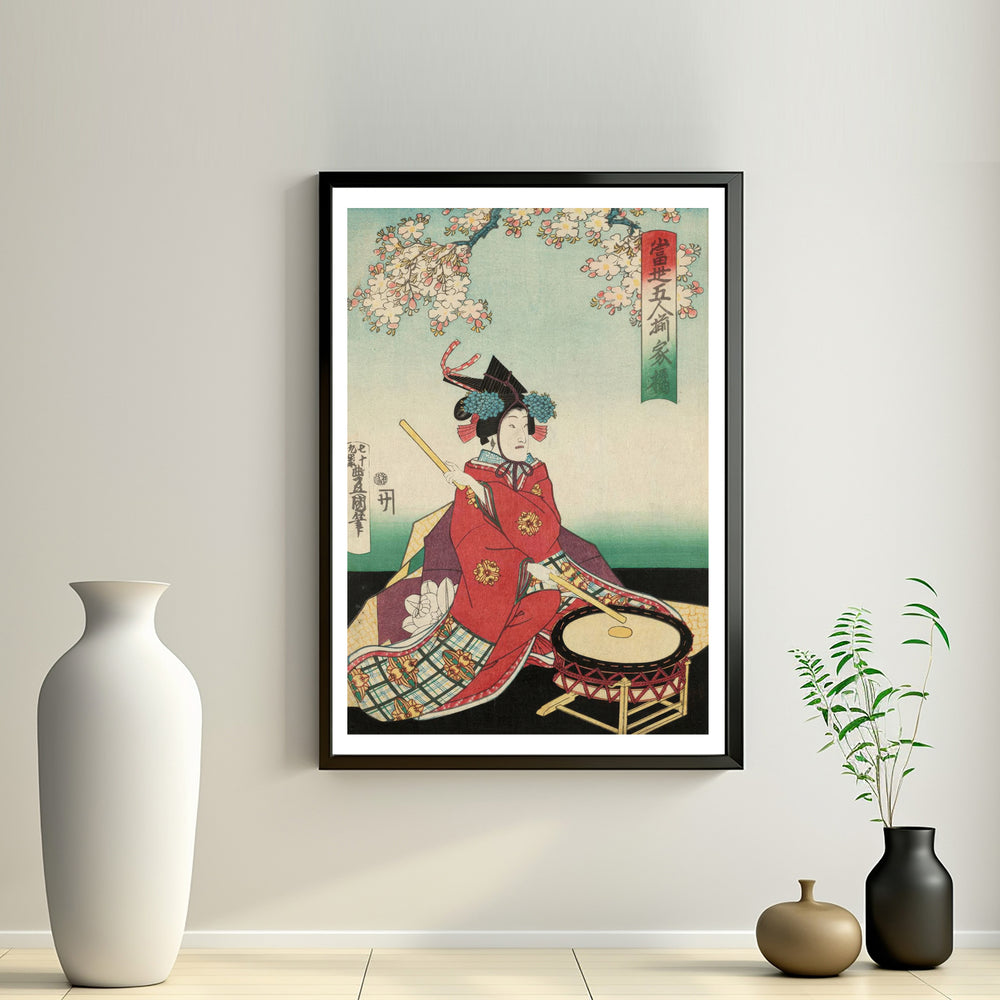 2nd image: Japanese Ukiyo-e Art Poster Ukiyo-e Giclée - Utagawa Kunisada , ― | 50606-001