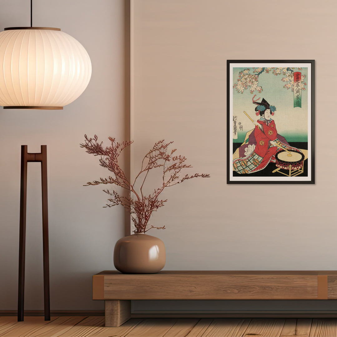 4th image: Japanese Ukiyo-e Art Poster Ukiyo-e Giclée - Utagawa Kunisada , ― | 50606-001