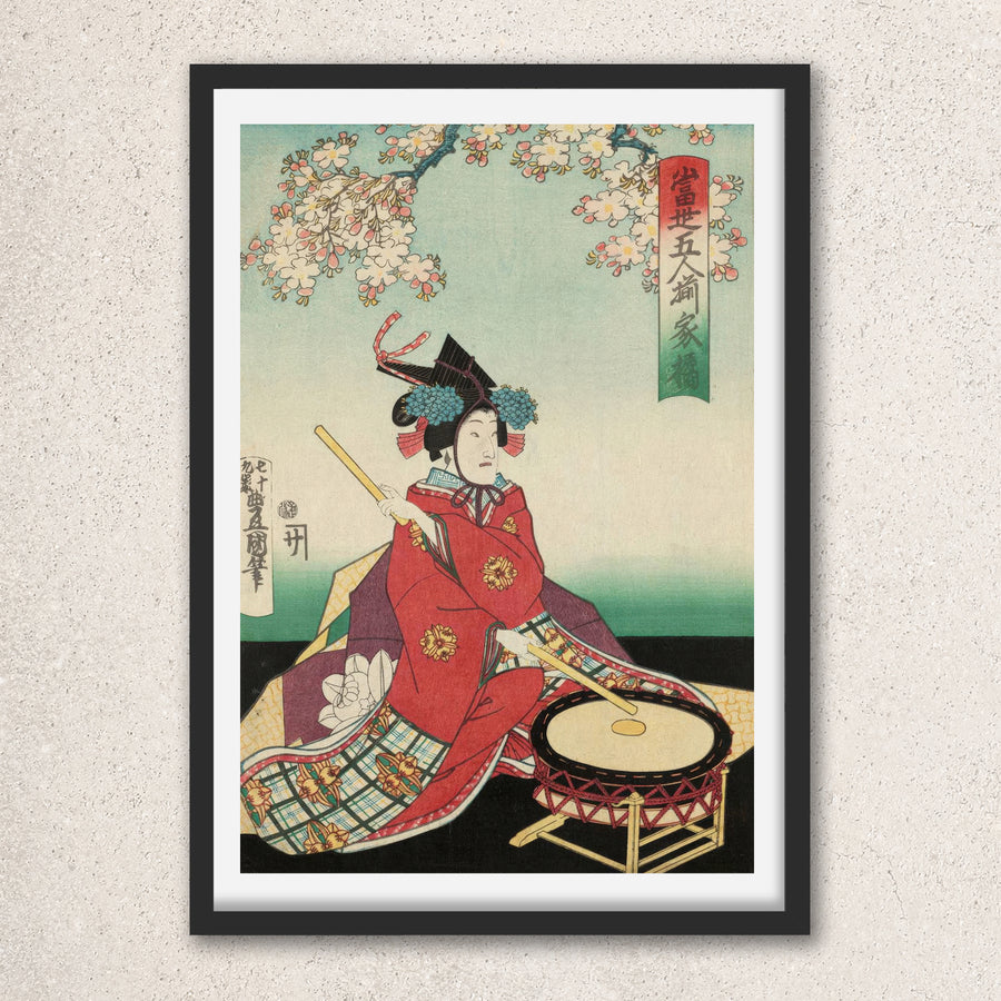 Main image: Japanese Ukiyo-e Art Poster Ukiyo-e Giclée - Utagawa Kunisada , ― | 50606-001
