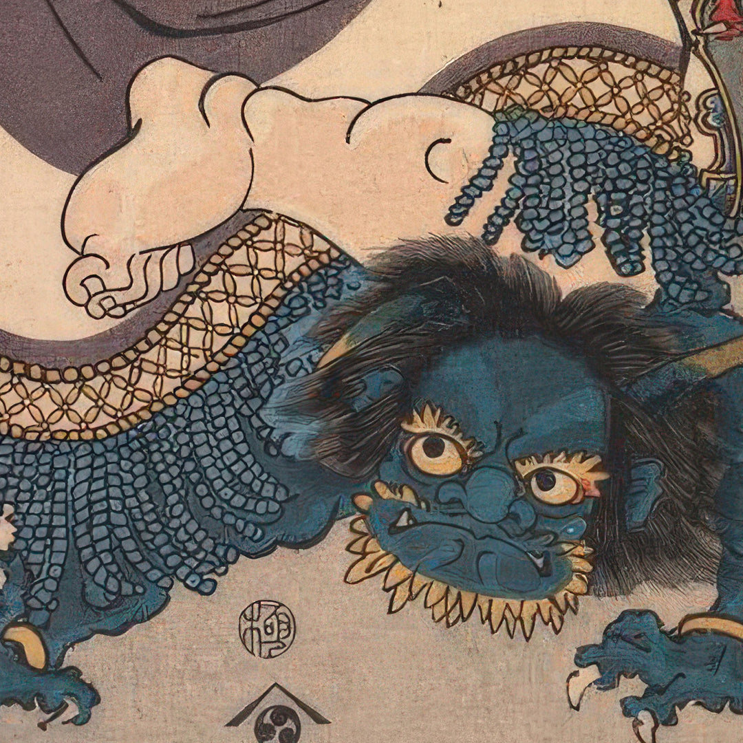 6th image: Japanese Ukiyo-e Art Poster Ukiyo-e Giclée - Utagawa Kunisada , ― | 50607-001