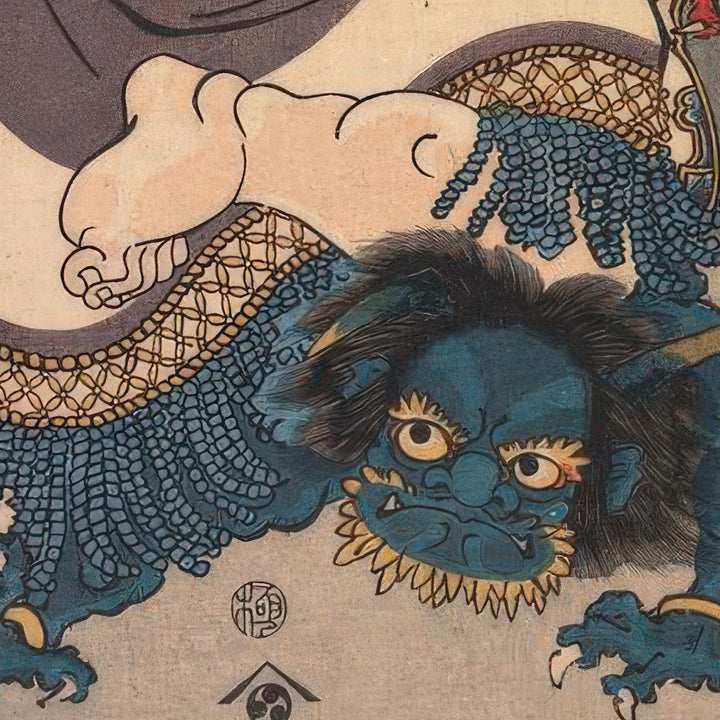 6th image: Japanese Ukiyo-e Art Poster Ukiyo-e Giclée - Utagawa Kunisada , ― | 50607-001