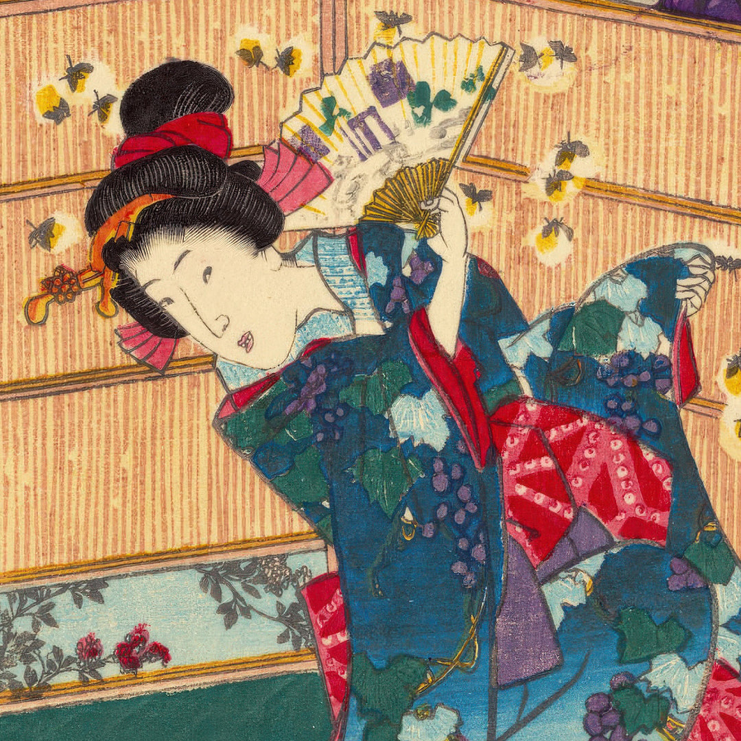 5th image: Japanese Ukiyo-e Art Poster Ukiyo-e Giclée - Utagawa Kunisada , ― | 50612-001