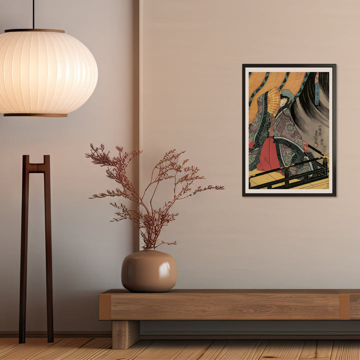 4th image: Japanese Ukiyo-e Art Poster Ukiyo-e Giclée - Utagawa Kunisada , ― | 50614-001