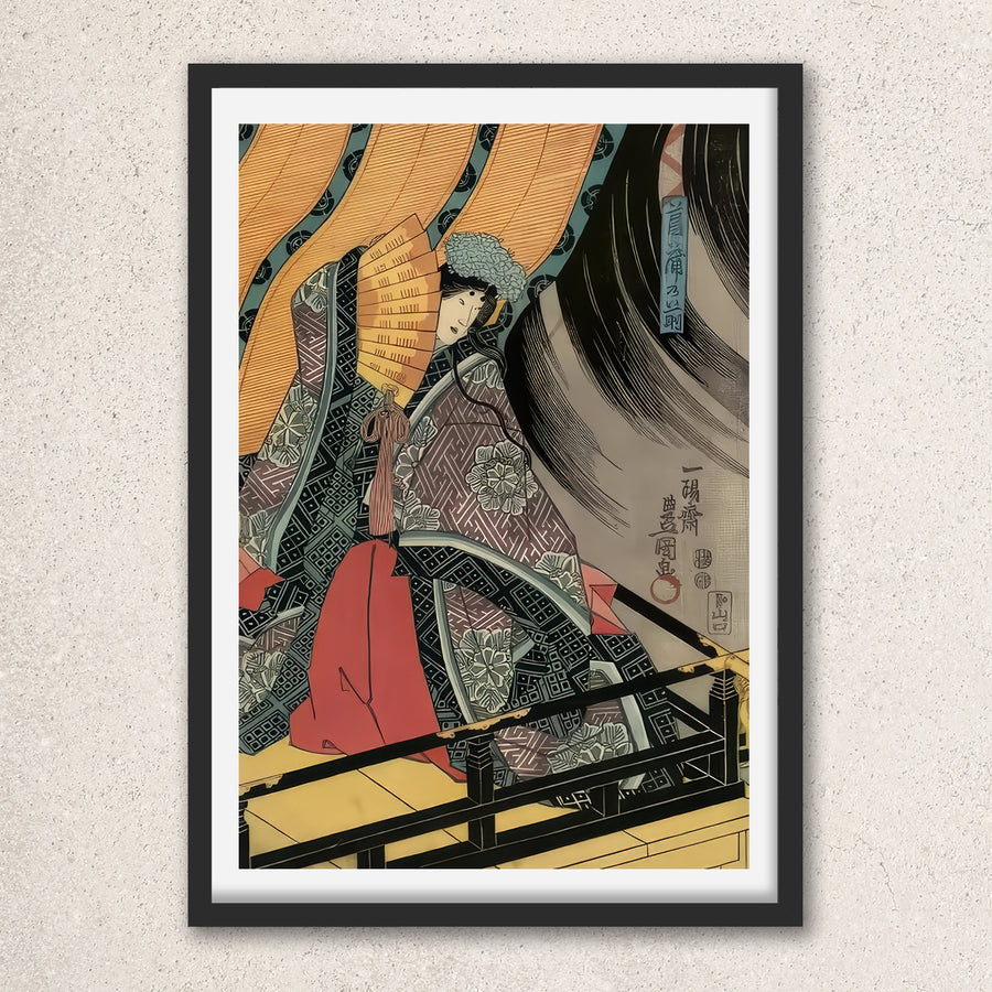 Main image: Japanese Ukiyo-e Art Poster Ukiyo-e Giclée - Utagawa Kunisada , ― | 50614-001