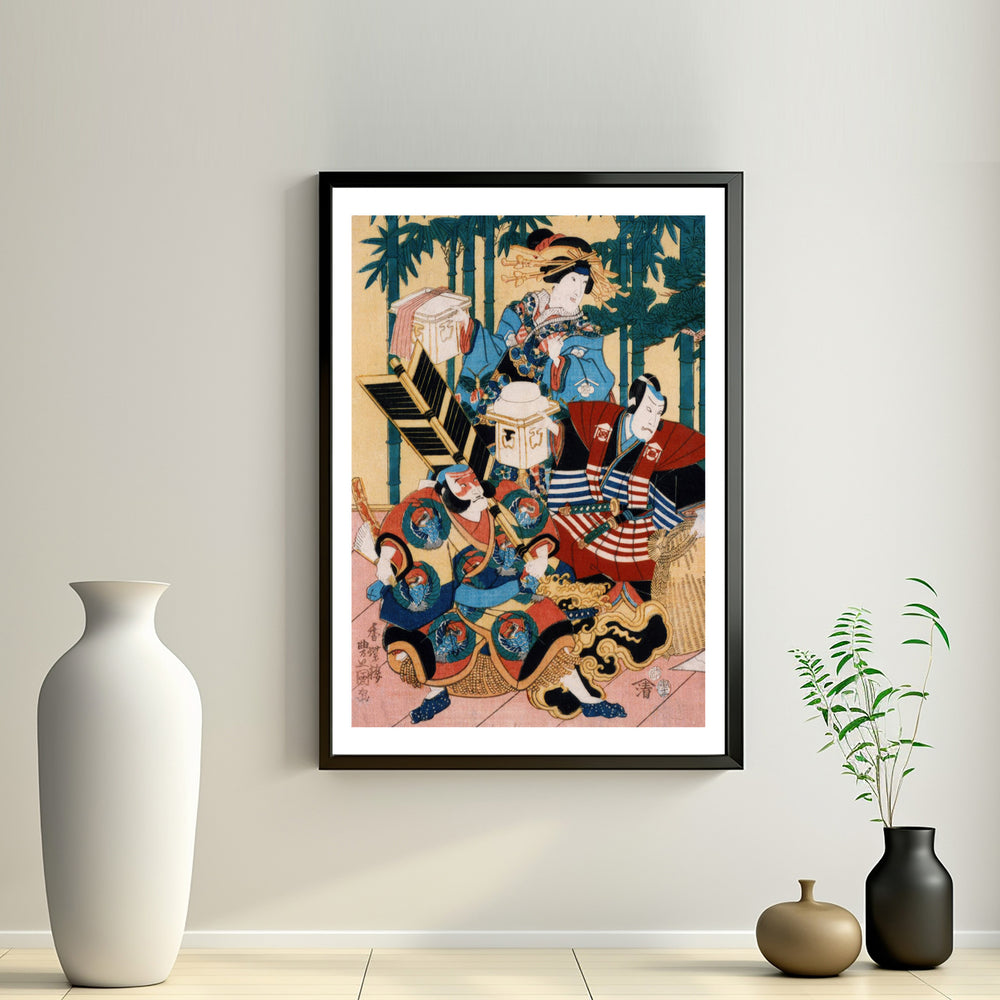 2nd image: Japanese Ukiyo-e Art Poster Ukiyo-e Giclée - Utagawa Kunisada , ― | 50618-001