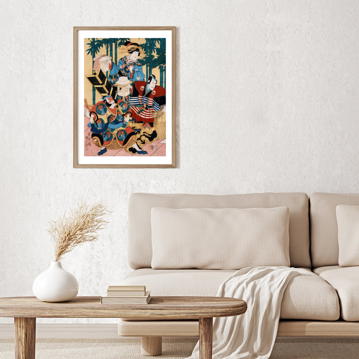 3nd image: Japanese Ukiyo-e Art Poster Ukiyo-e Giclée - Utagawa Kunisada , ― | 50618-001