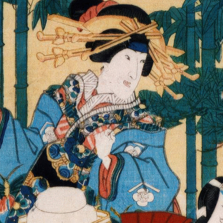5th image: Japanese Ukiyo-e Art Poster Ukiyo-e Giclée - Utagawa Kunisada , ― | 50618-001