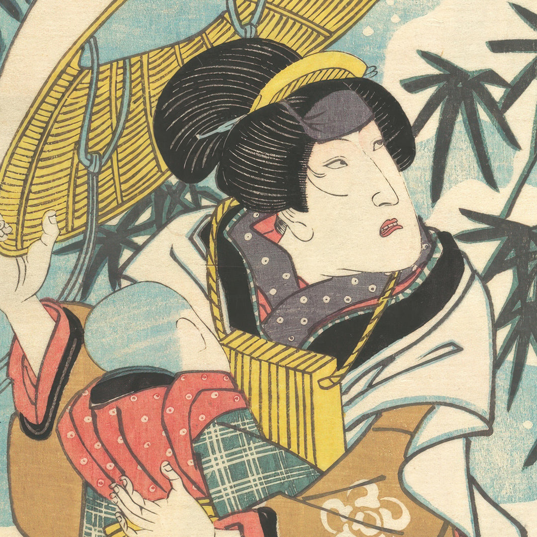 5th image: Japanese Ukiyo-e Art Poster Ukiyo-e Giclée - Utagawa Kunisada , ― | 50619-001