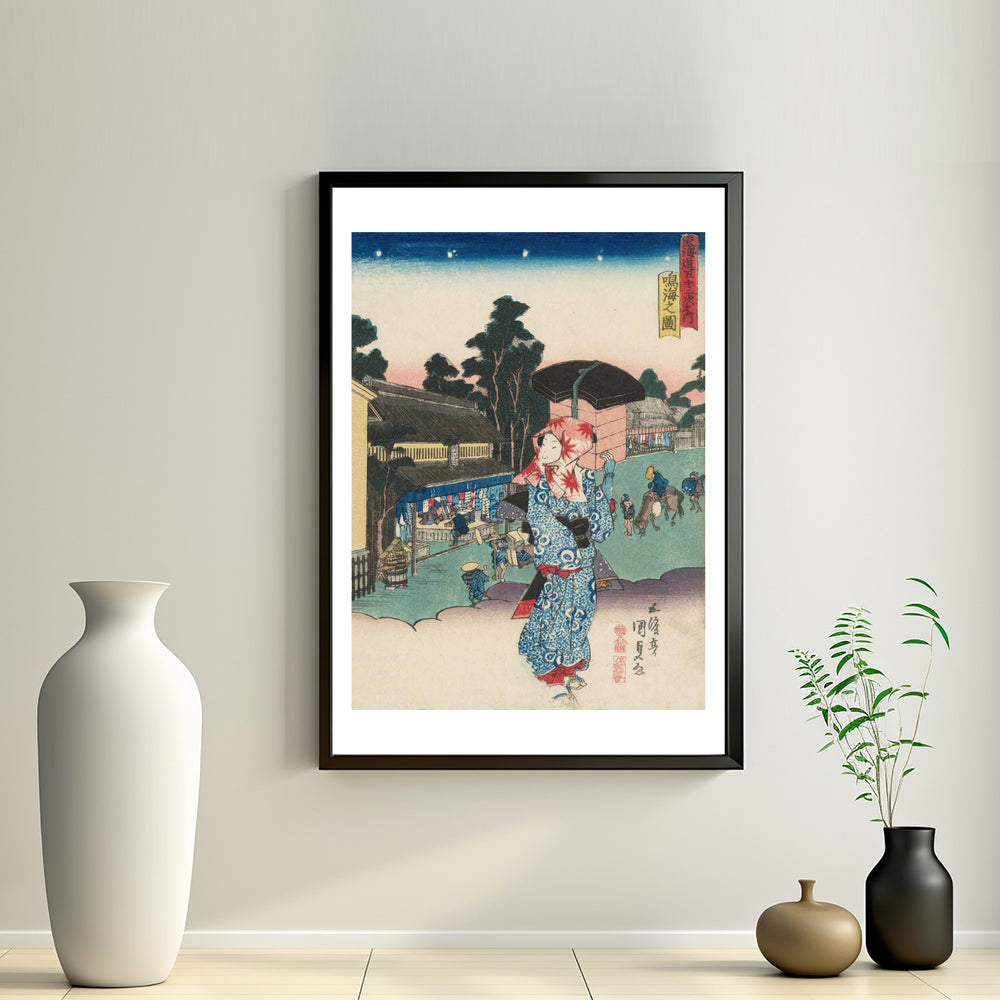 2nd image: Japanese Ukiyo-e Art Poster Ukiyo-e Giclée - Utagawa Kunisada , ― | 50620-001