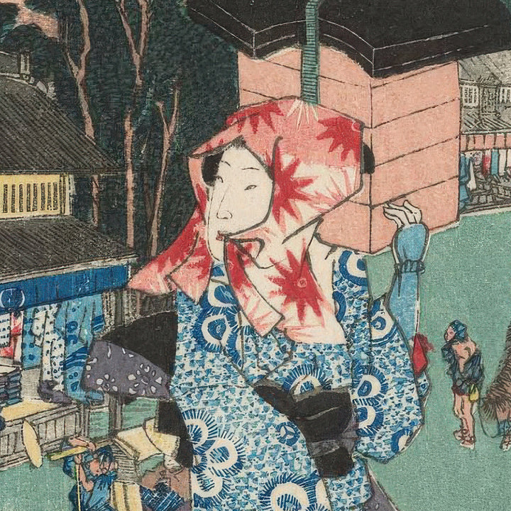 5th image: Japanese Ukiyo-e Art Poster Ukiyo-e Giclée - Utagawa Kunisada , ― | 50620-001