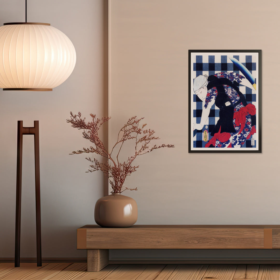 4th image: Japanese Ukiyo-e Art Poster Ukiyo-e Giclée - Utagawa Kunisada , ― | 50624-001