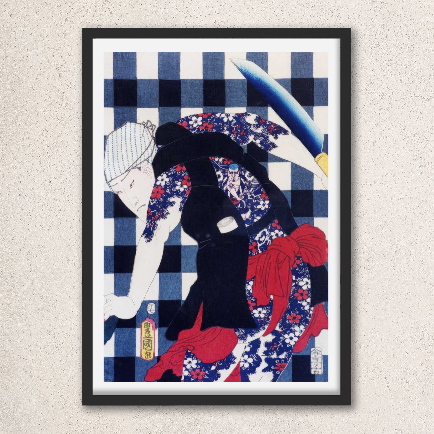 Main image: Japanese Ukiyo-e Art Poster Ukiyo-e Giclée - Utagawa Kunisada , ― | 50624-001