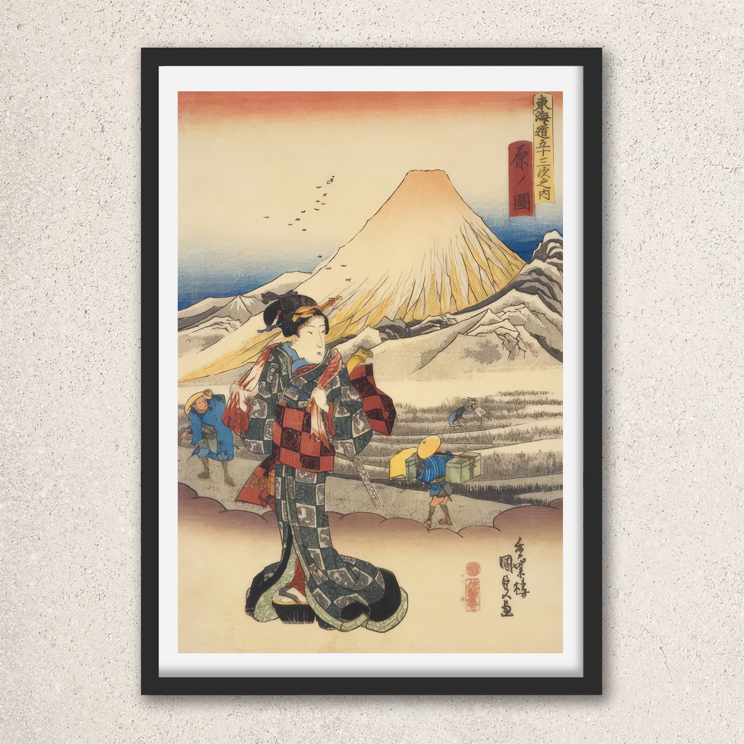 Main image: Japanese Ukiyo-e Art Poster Ukiyo-e Giclée - Utagawa Kunisada , ― | 50631-001