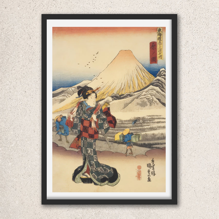 Main image: Japanese Ukiyo-e Art Poster Ukiyo-e Giclée - Utagawa Kunisada , ― | 50631-001