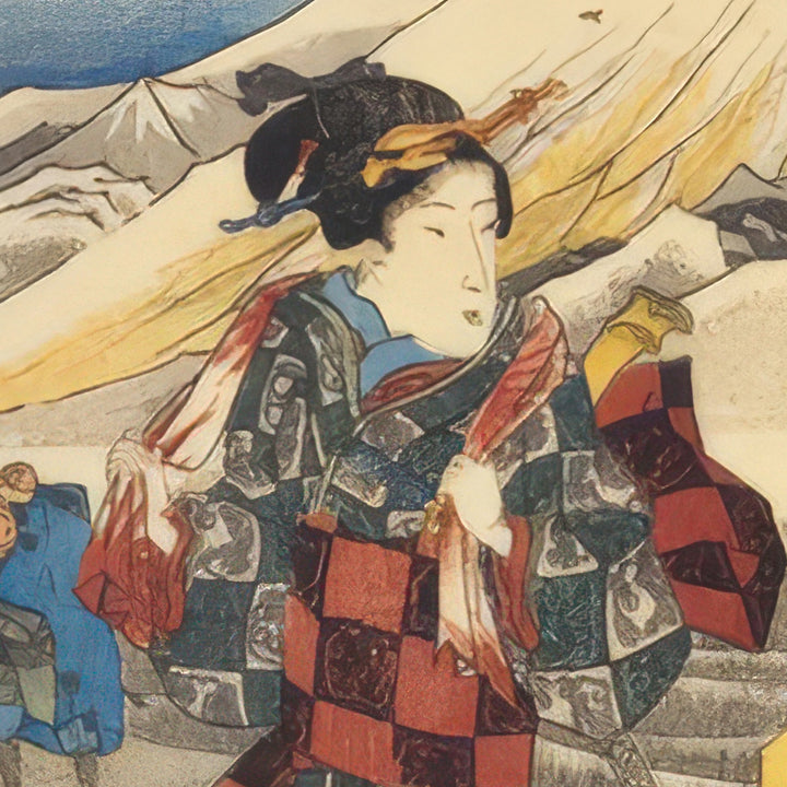 5th image: Japanese Ukiyo-e Art Poster Ukiyo-e Giclée - Utagawa Kunisada , ― | 50631-001