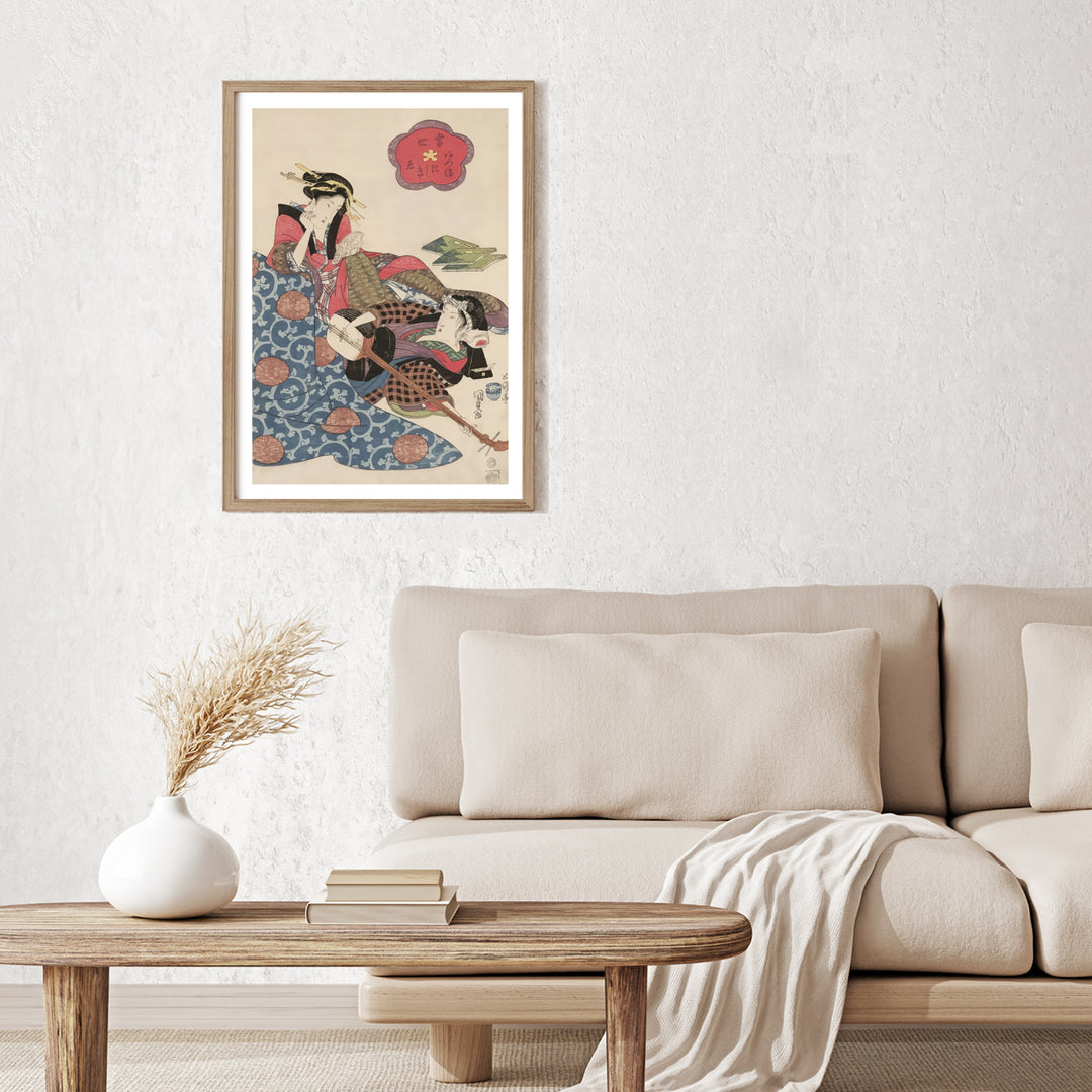 3nd image: Japanese Ukiyo-e Art Poster Ukiyo-e Giclée - Utagawa Kunisada , ― | 50632-001