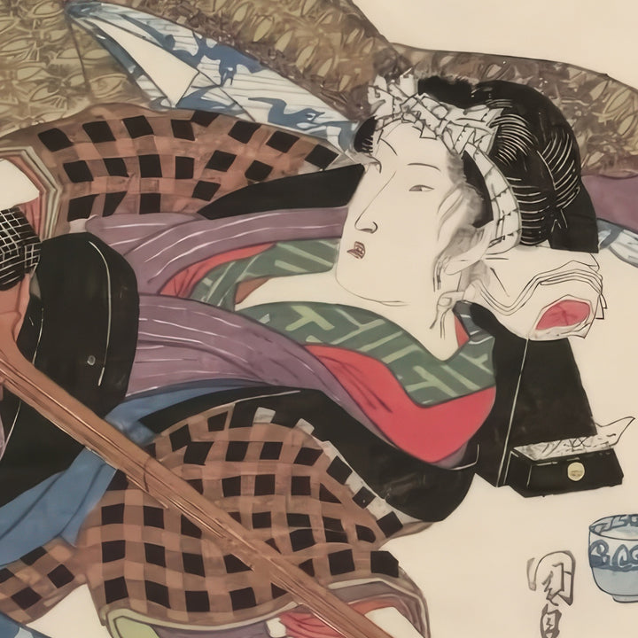 6th image: Japanese Ukiyo-e Art Poster Ukiyo-e Giclée - Utagawa Kunisada , ― | 50632-001