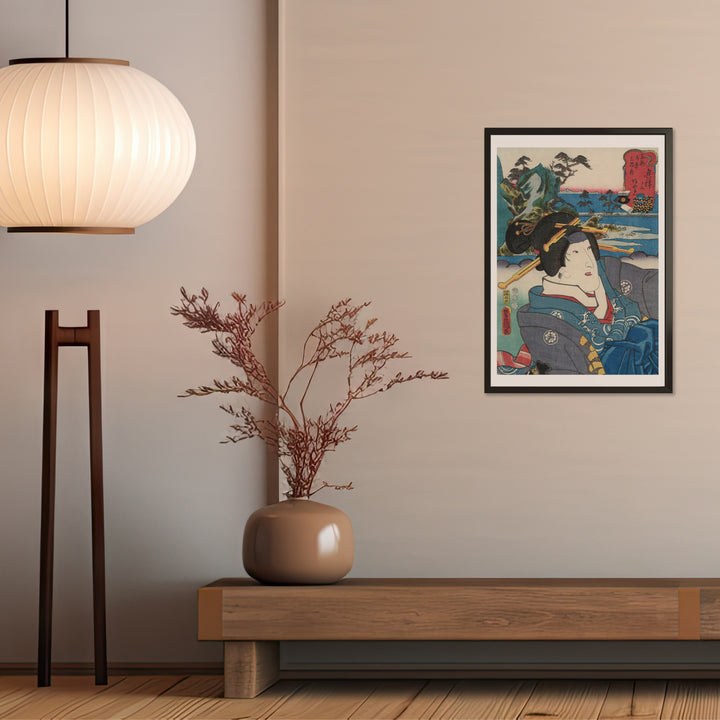 4th image: Japanese Ukiyo-e Art Poster Ukiyo-e Giclée - Utagawa Kunisada , ― | 50634-001