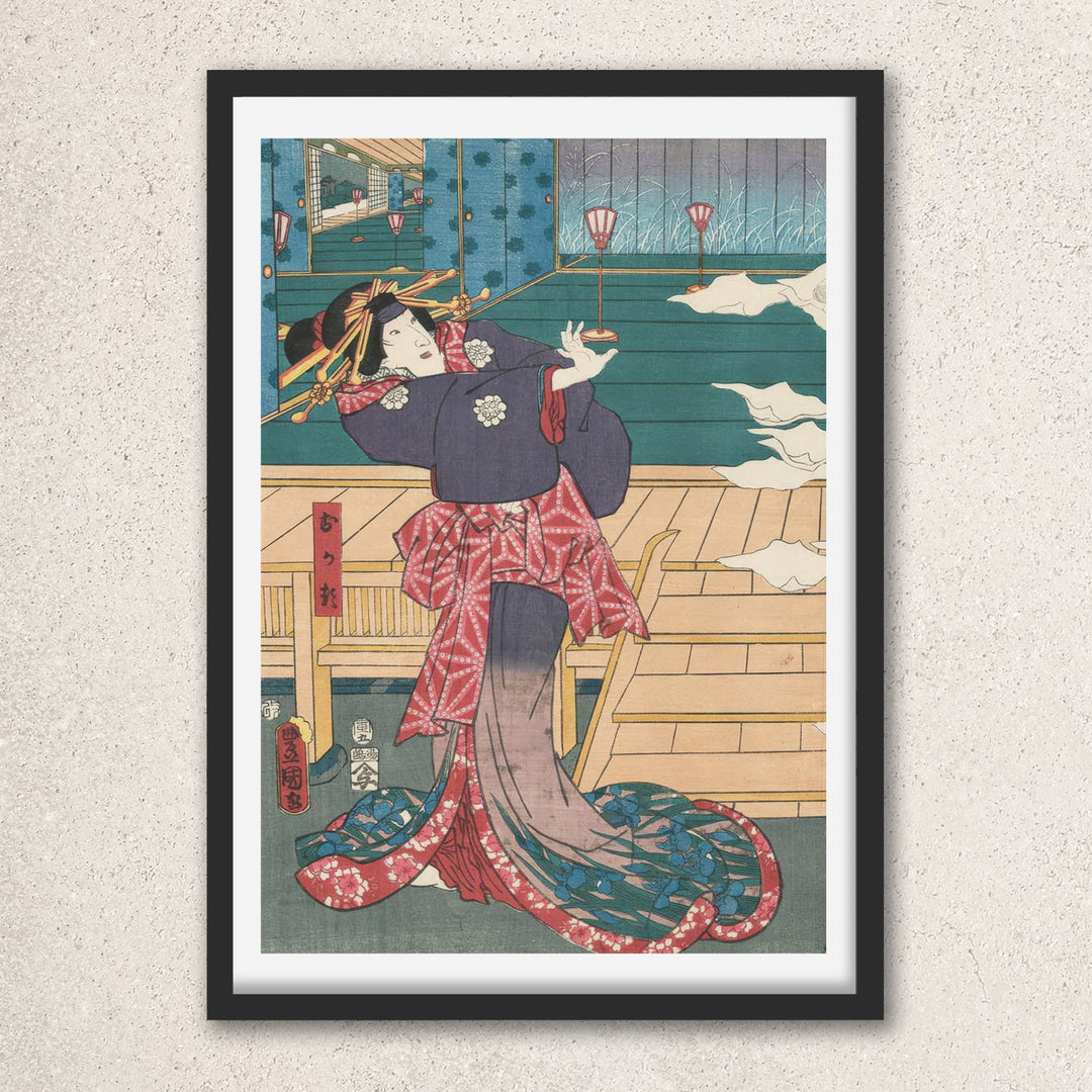 Main image: Japanese Ukiyo-e Art Poster Ukiyo-e Giclée - Utagawa Kunisada , ― | 50635-001