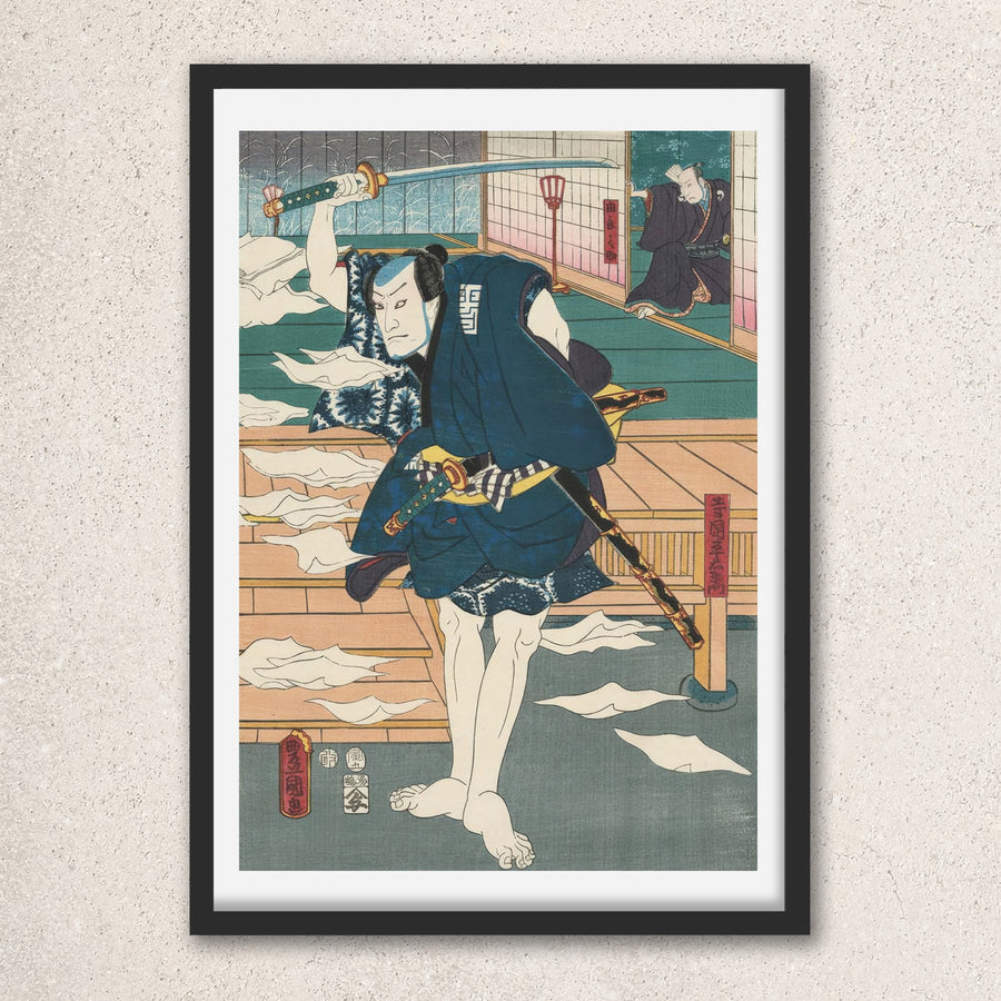 Main image: Japanese Ukiyo-e Art Poster Ukiyo-e Giclée - Utagawa Kunisada , ― | 50636-001