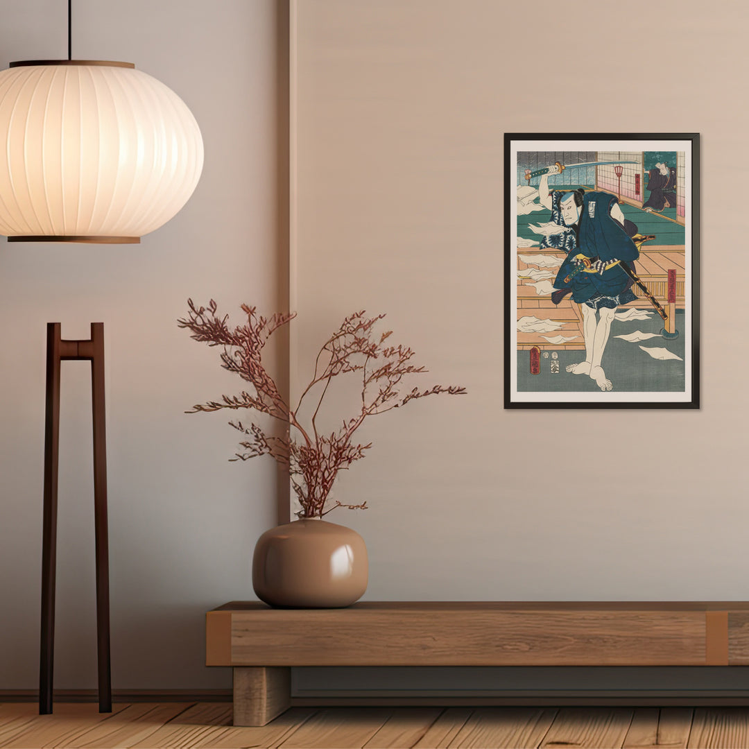 4th image: Japanese Ukiyo-e Art Poster Ukiyo-e Giclée - Utagawa Kunisada , ― | 50636-001