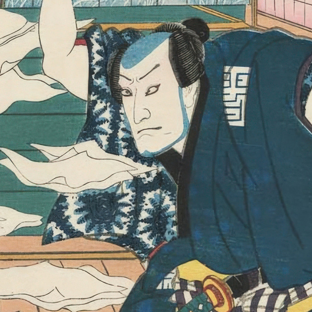 5th image: Japanese Ukiyo-e Art Poster Ukiyo-e Giclée - Utagawa Kunisada , ― | 50636-001