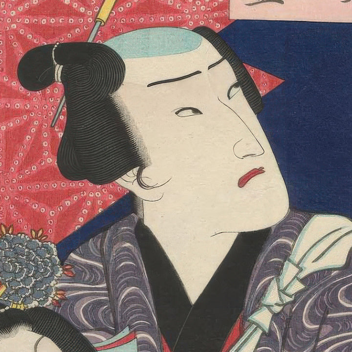 6th image: Japanese Ukiyo-e Art Poster Ukiyo-e Giclée - Utagawa Kunisada , ― | 50637-001