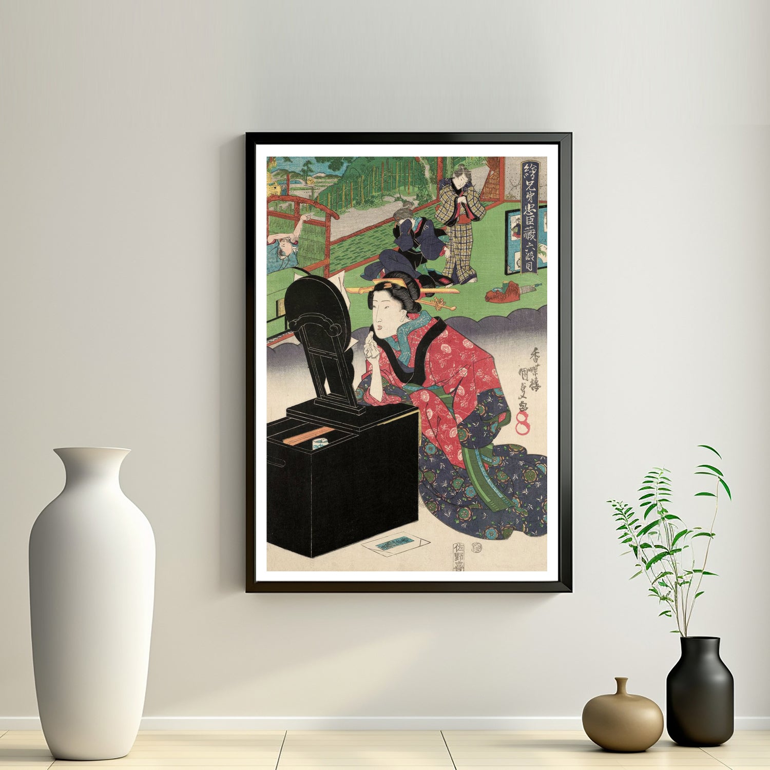 2nd image: Japanese Ukiyo-e Art Poster Ukiyo-e Giclée - Utagawa Kunisada , ― | 50638-001