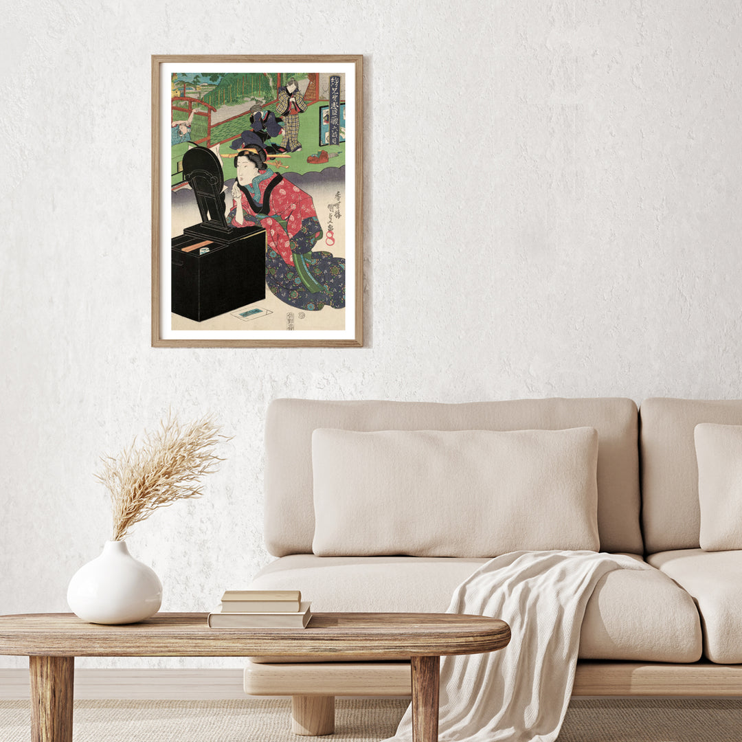 3nd image: Japanese Ukiyo-e Art Poster Ukiyo-e Giclée - Utagawa Kunisada , ― | 50638-001