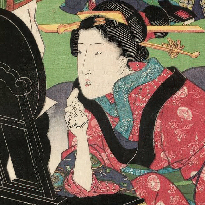 5th image: Japanese Ukiyo-e Art Poster Ukiyo-e Giclée - Utagawa Kunisada , ― | 50638-001
