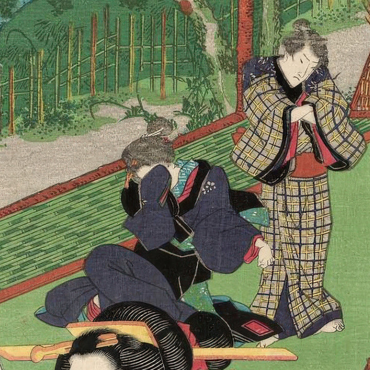 6th image: Japanese Ukiyo-e Art Poster Ukiyo-e Giclée - Utagawa Kunisada , ― | 50638-001