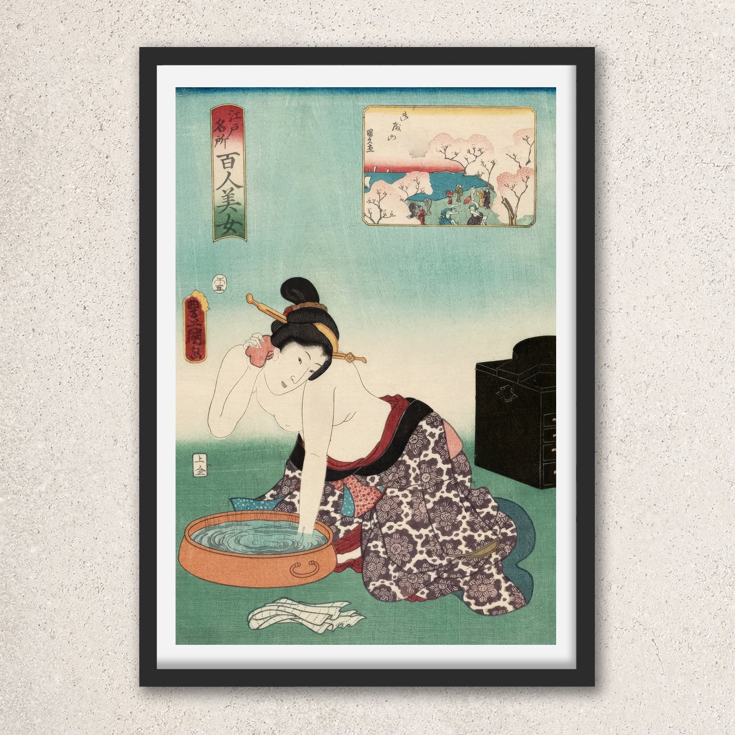 Main image: Japanese Ukiyo-e Art Poster Ukiyo-e Giclée - Utagawa Kunisada , ― | 50639-001