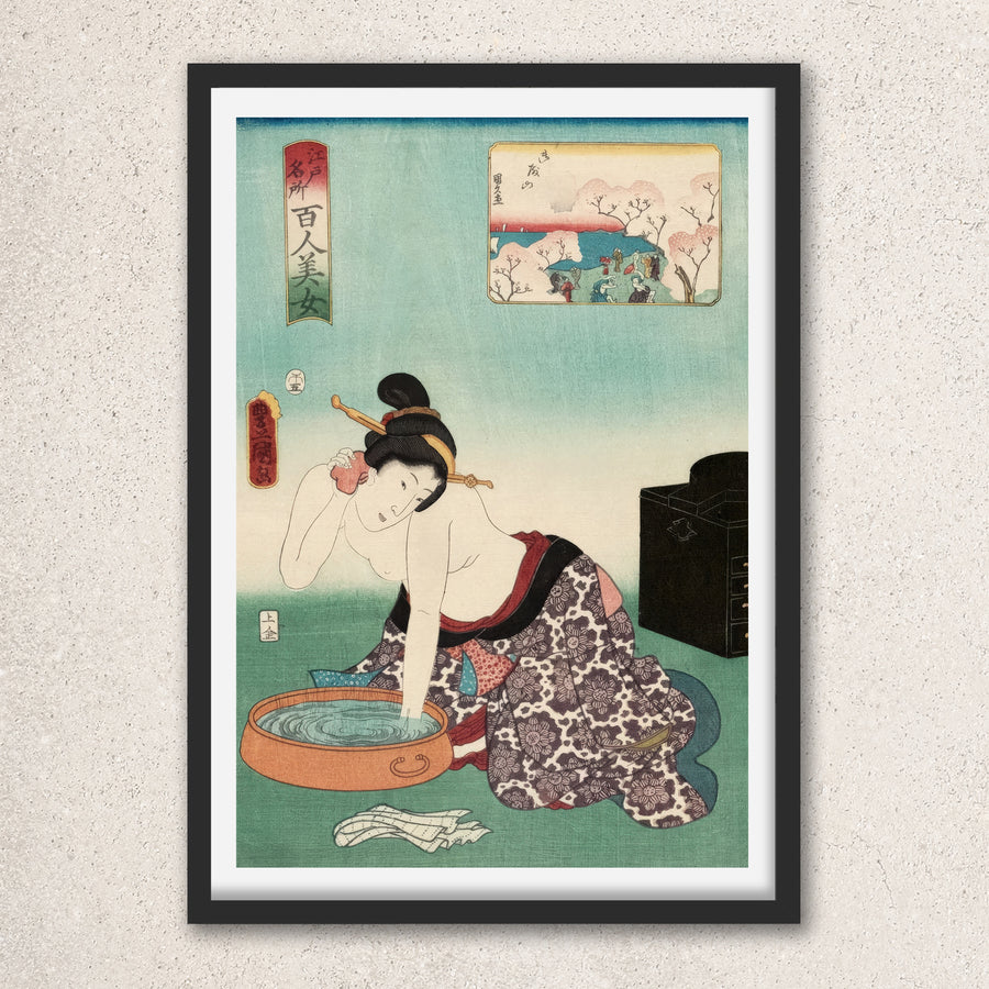 Main image: Japanese Ukiyo-e Art Poster Ukiyo-e Giclée - Utagawa Kunisada , ― | 50639-001