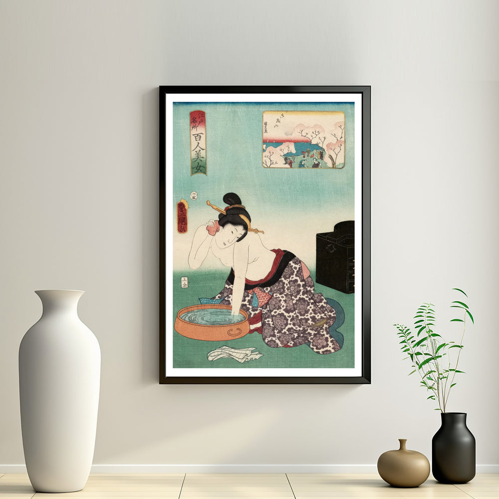 2nd image: Japanese Ukiyo-e Art Poster Ukiyo-e Giclée - Utagawa Kunisada , ― | 50639-001