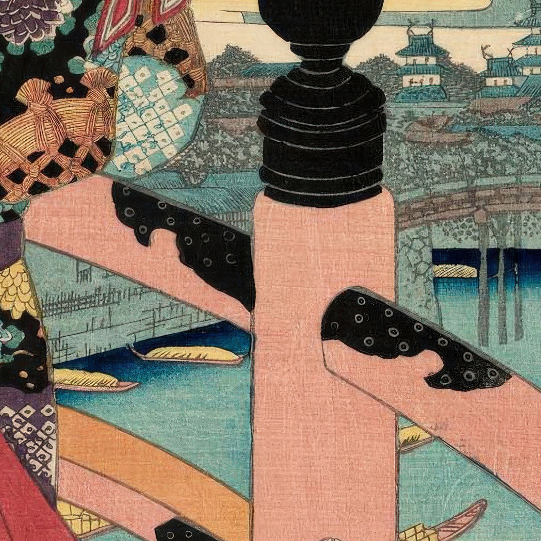 6th image: Japanese Ukiyo-e Art Poster Ukiyo-e Giclée - Utagawa Kunisada , ― | 50640-001
