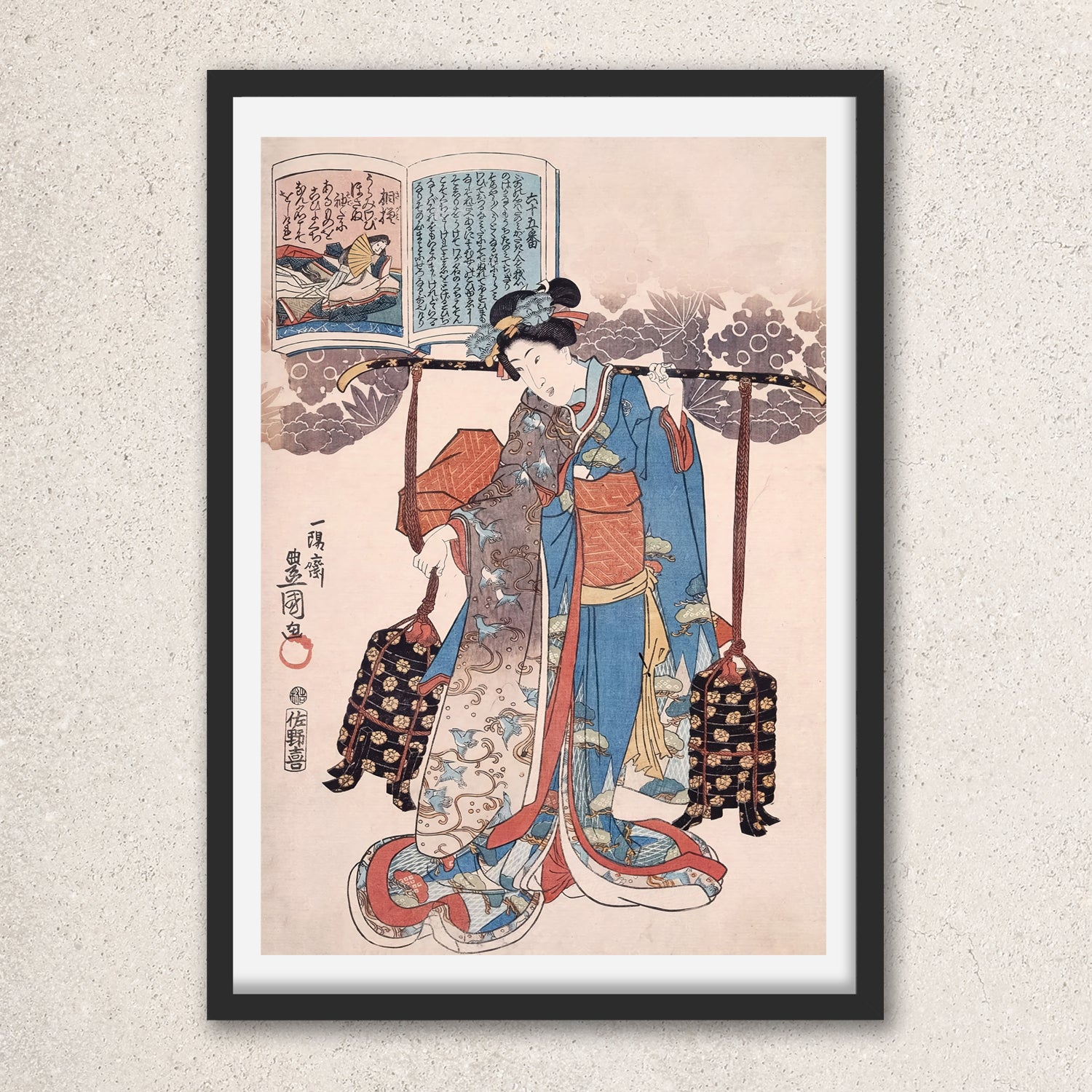 Main image: Japanese Ukiyo-e Art Poster Ukiyo-e Giclée - Utagawa Kunisada , ― | 50641-001